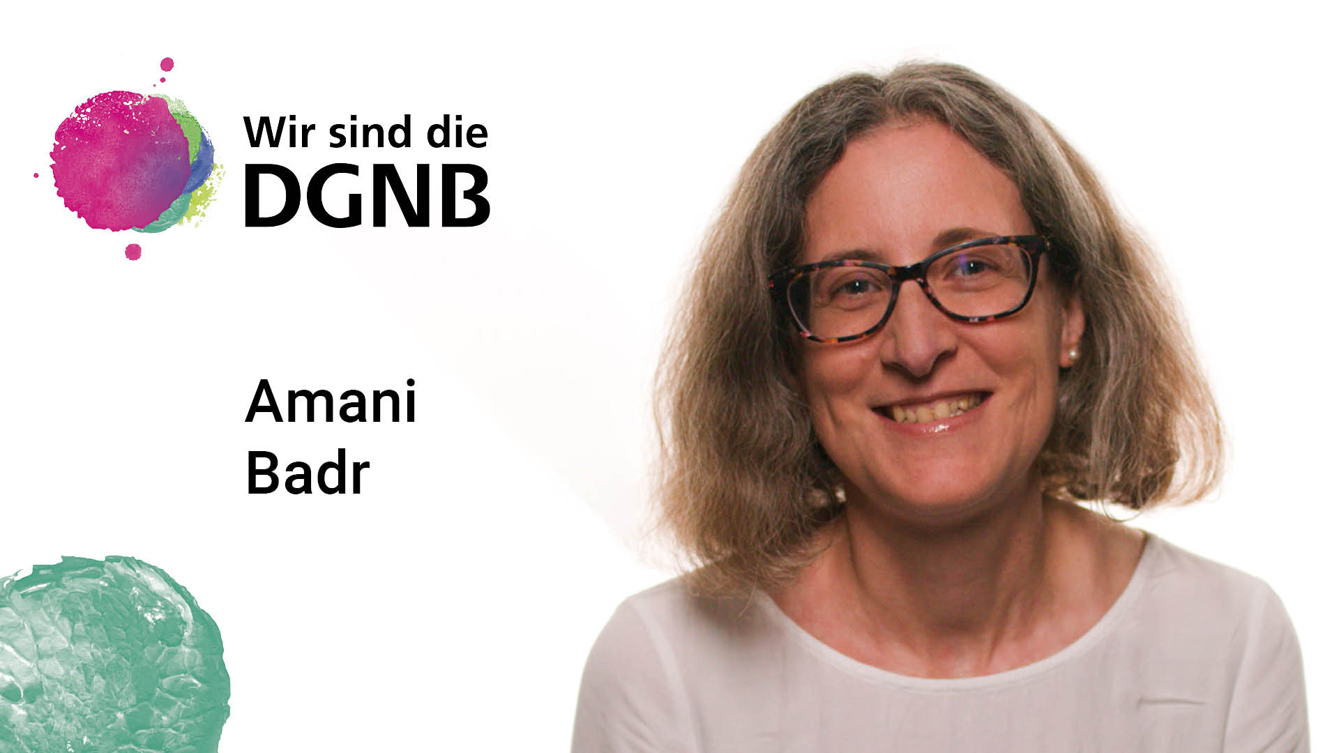 Amani Badr gibt Einblick in ihre DGNB Geschichte | #WirSindDieDGNB Amani Badr gibt Einblick in ihre DGNB Geschichte | #WirSindDieDGNB