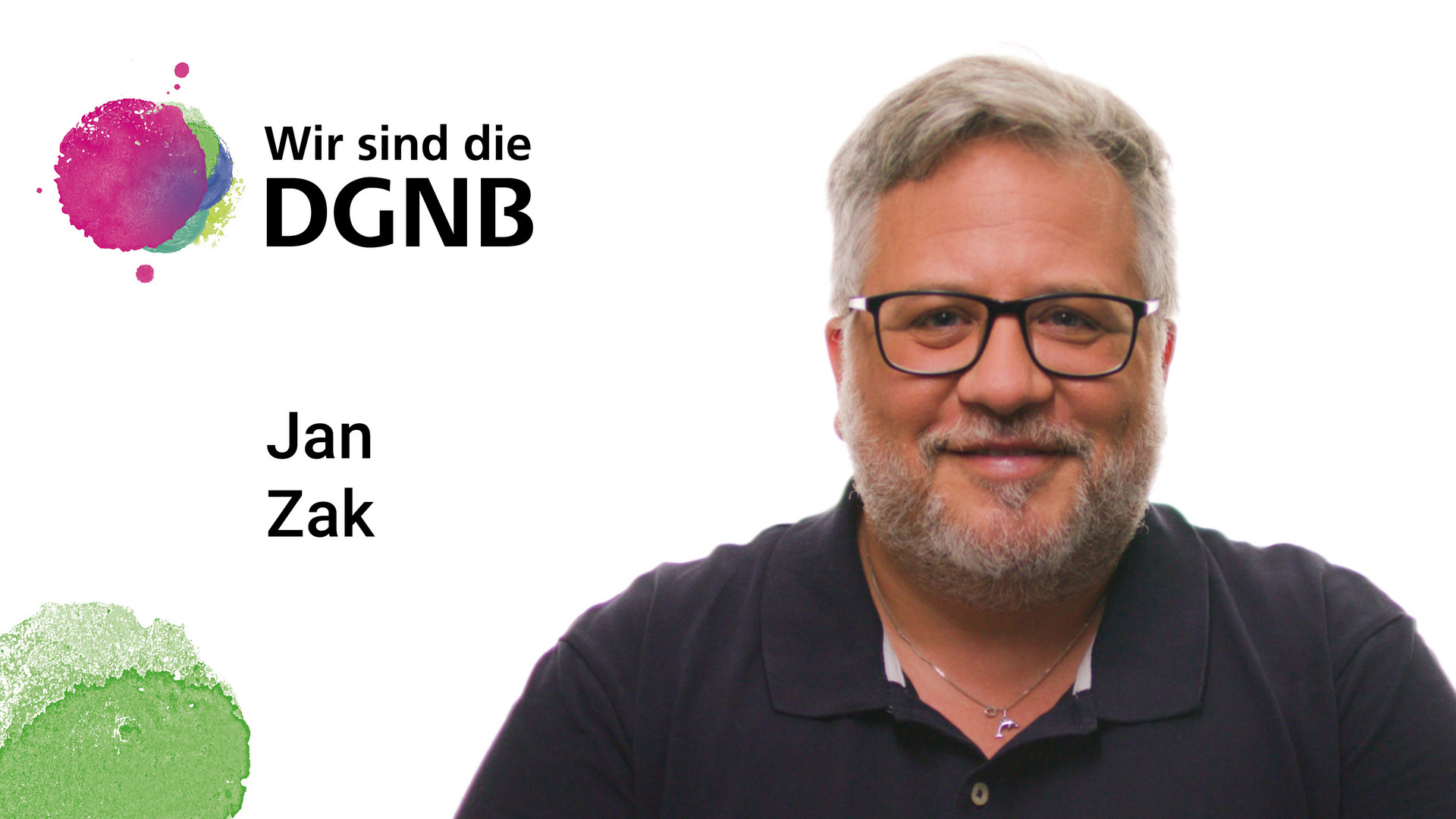 Jan Zak gibt Einblick in seine DGNB Geschichte | #WirSindDieDGNB