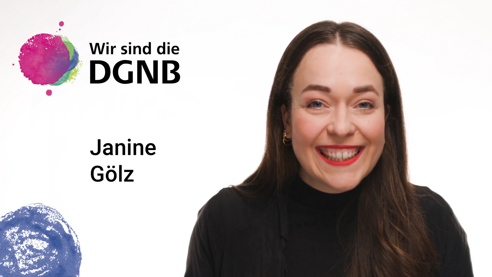 Janine Gölz gibt Einblick in ihre DGNB Geschichte | #WirSindDieDGNB