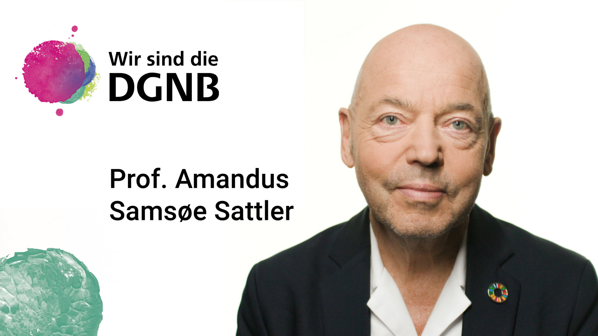 Prof. Amandus Samsøe Sattler gibt Einblick in seine DGNB Geschichte | #WirSindDieDGNB