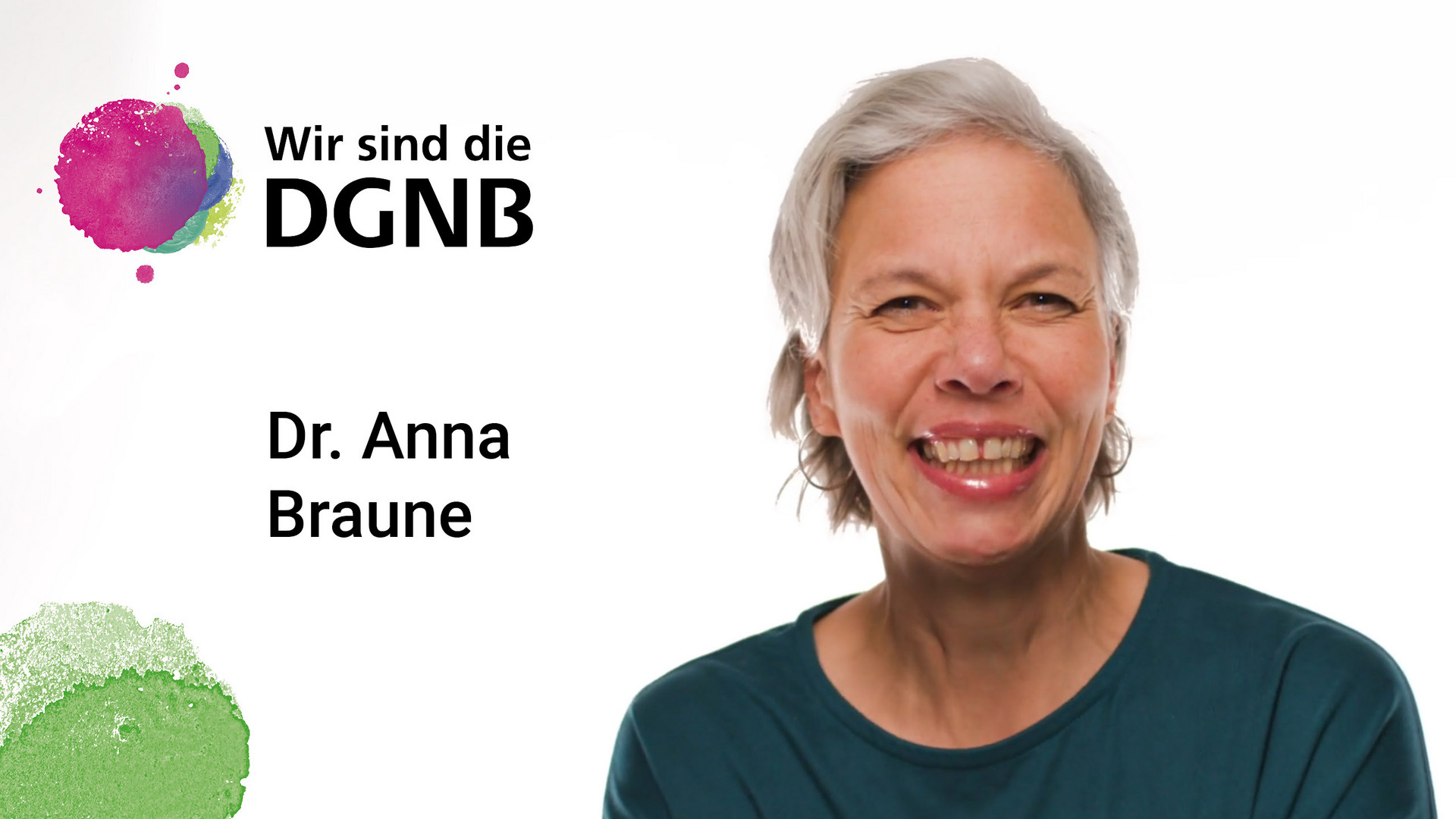 Dr. Anna Braune gibt Einblick in ihre DGNB Geschichte | #WirSindDieDGNB