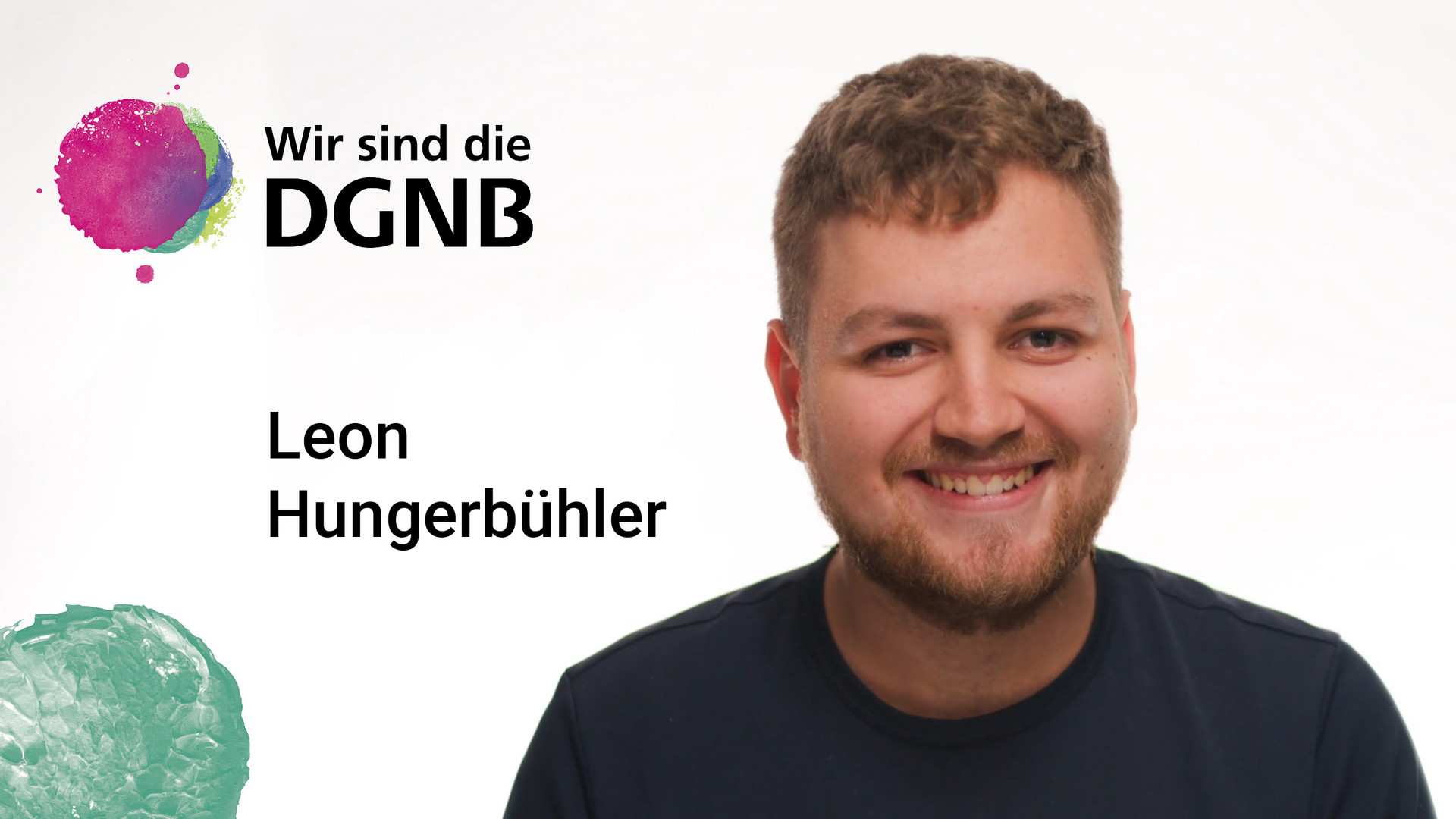 Leon Hungerbühler gibt Einblick in seine DGNB Geschichte | #WirSindDieDGNB