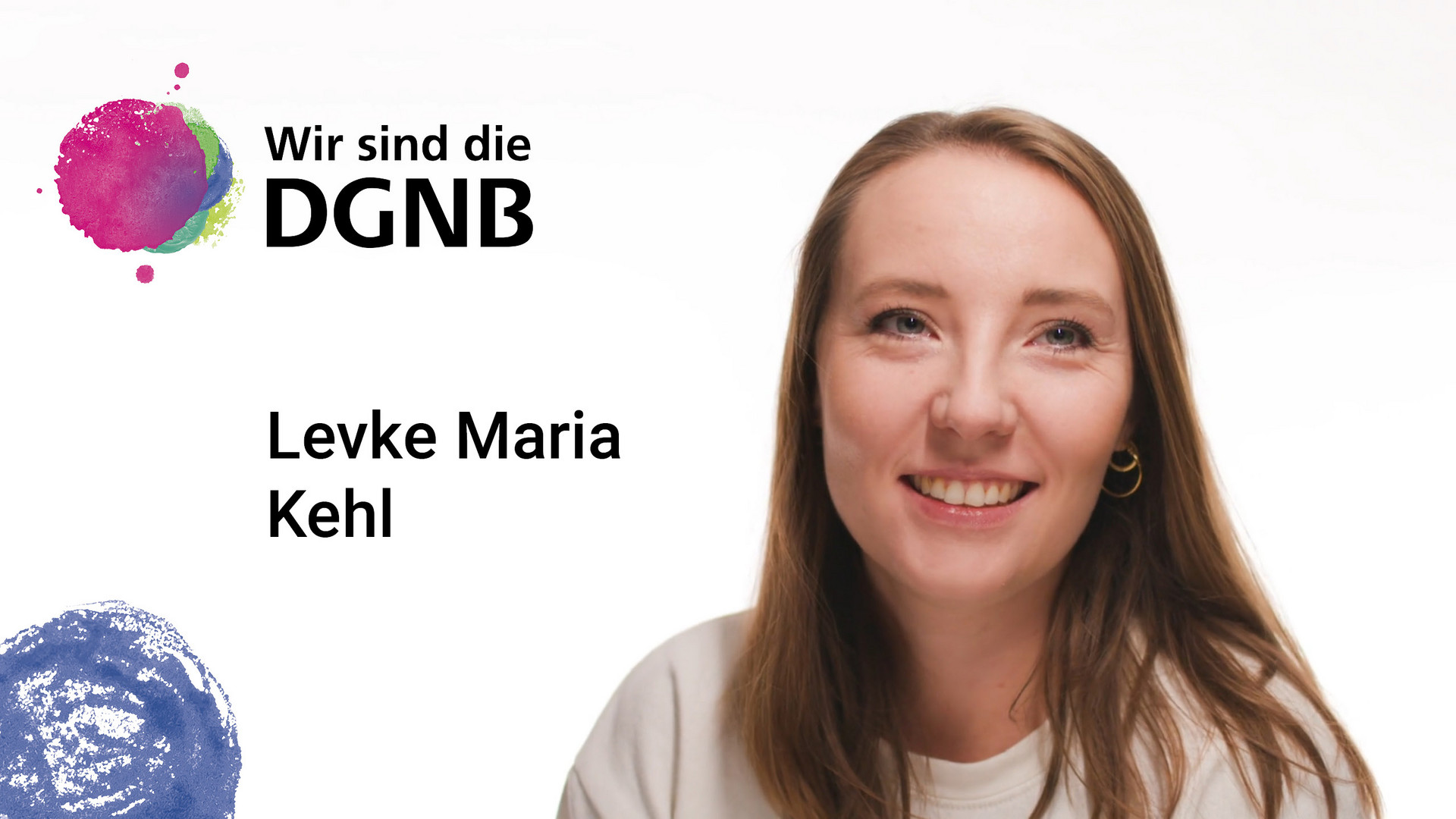 Levke Maria Kehl gibt Einblick in ihre DGNB Geschichte | #WirSindDieDGNB