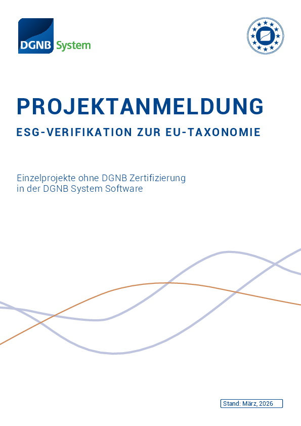 DGNB System Software | Anmeldung ESG-Verifikation zur EU-Taxonomie